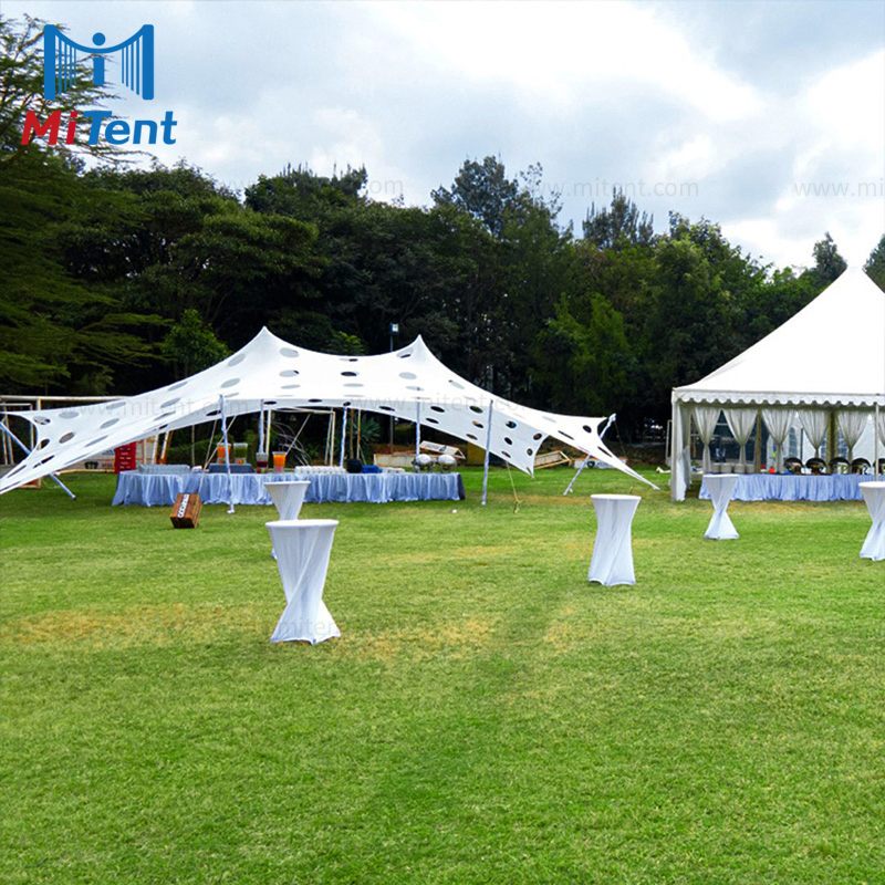 China Outdoor Big Tent 10X10 White Stretch Tent for Outdoor Event