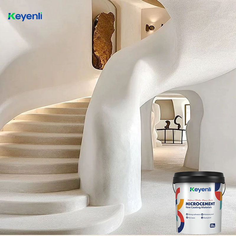 Keyenli New Arrival Easy Maintenance Waterproof Micro Cement Floor Micro Cement Table