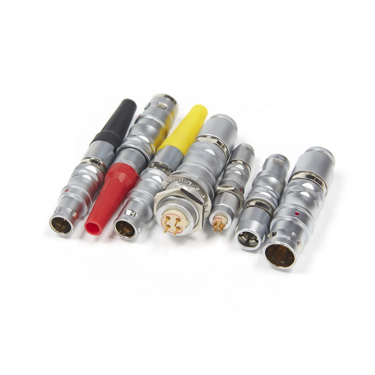 Qm B Serie Tgg Circular Push Pull Waterproof M12 RJ45 AC/DC Metal Aerial Electrical Connector