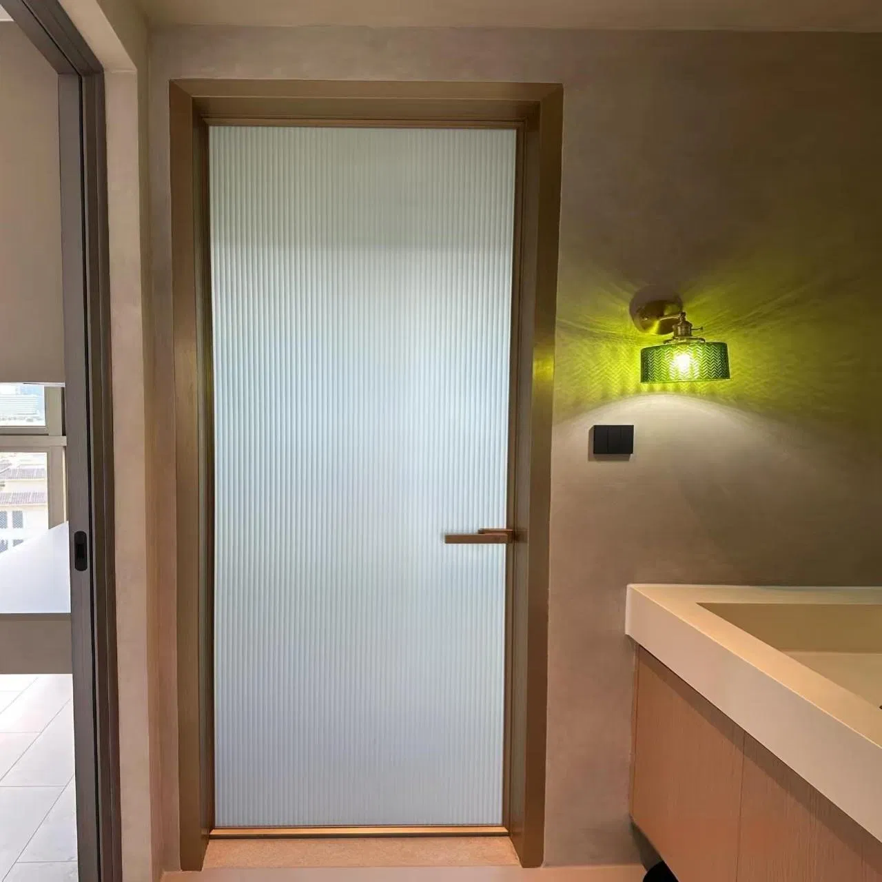 5. Aluminium French Swing Interior Glass Door for Energy Efficiency Modern, Noise-Reducing Security Door with Aluminum/Aluminium Frame