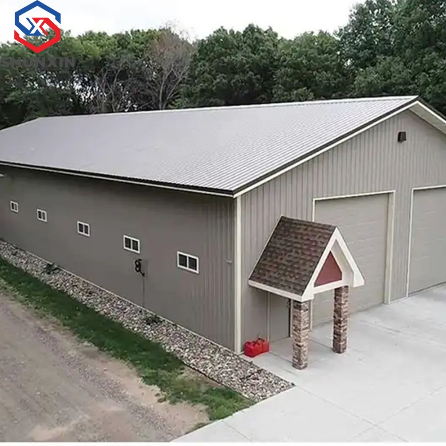 Prefab HDG Steel Frame Warehouse Workshop Steel Structure Building Shed