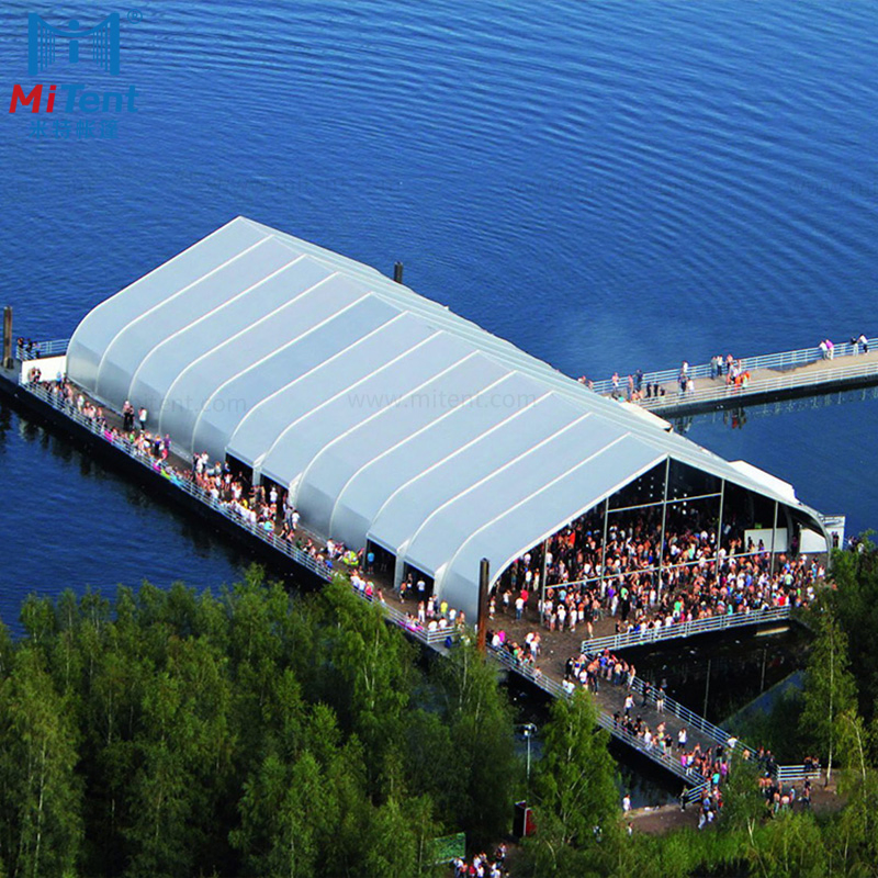 Fashion Curved Canopy Tent for Outdoor Weddings and Large Gatherings