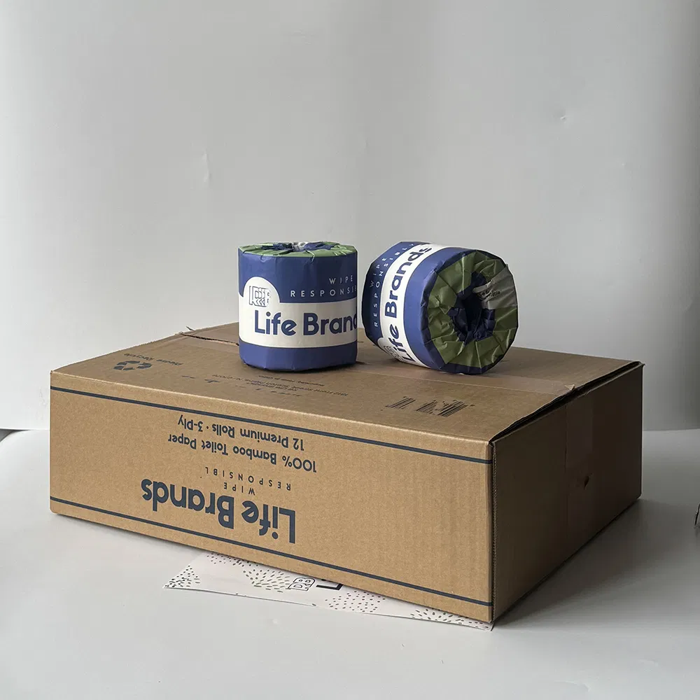 OEM/ODM Factory Eco-Friendly Customizable 2ply/3ply Hot Selling Premium Quality Individual Wrapped 100% Bamboo Bathroom Toilet Tissue Paper