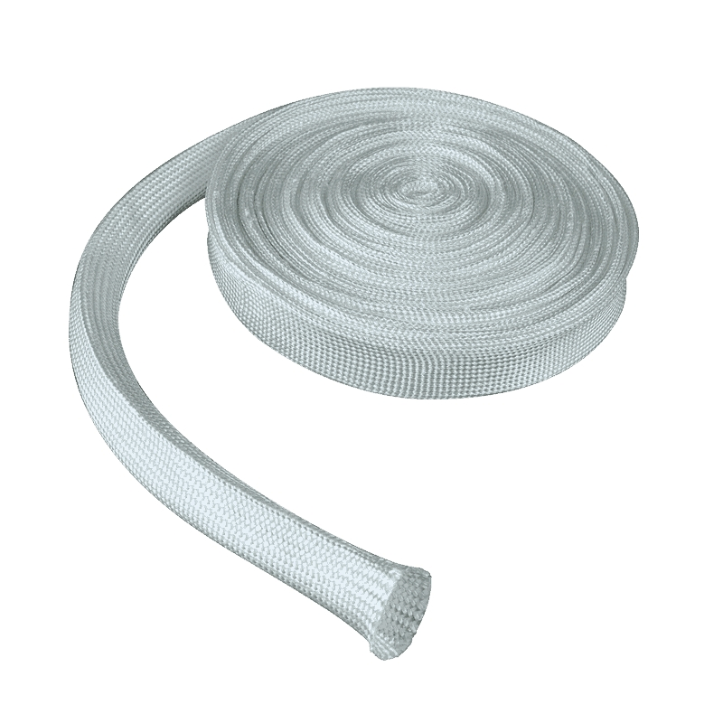 Thermal Insulation Material High Silica Fiberglass Sleeving Fire Sleeve Fiberglass Sleeve