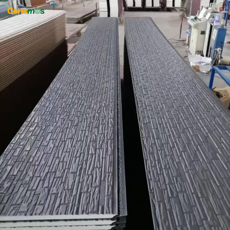 Eco-Friendly Lightweight Fireproof Waterproof Industrial Building Concrete Wall Decorative Material Exterior Sandwich Panel