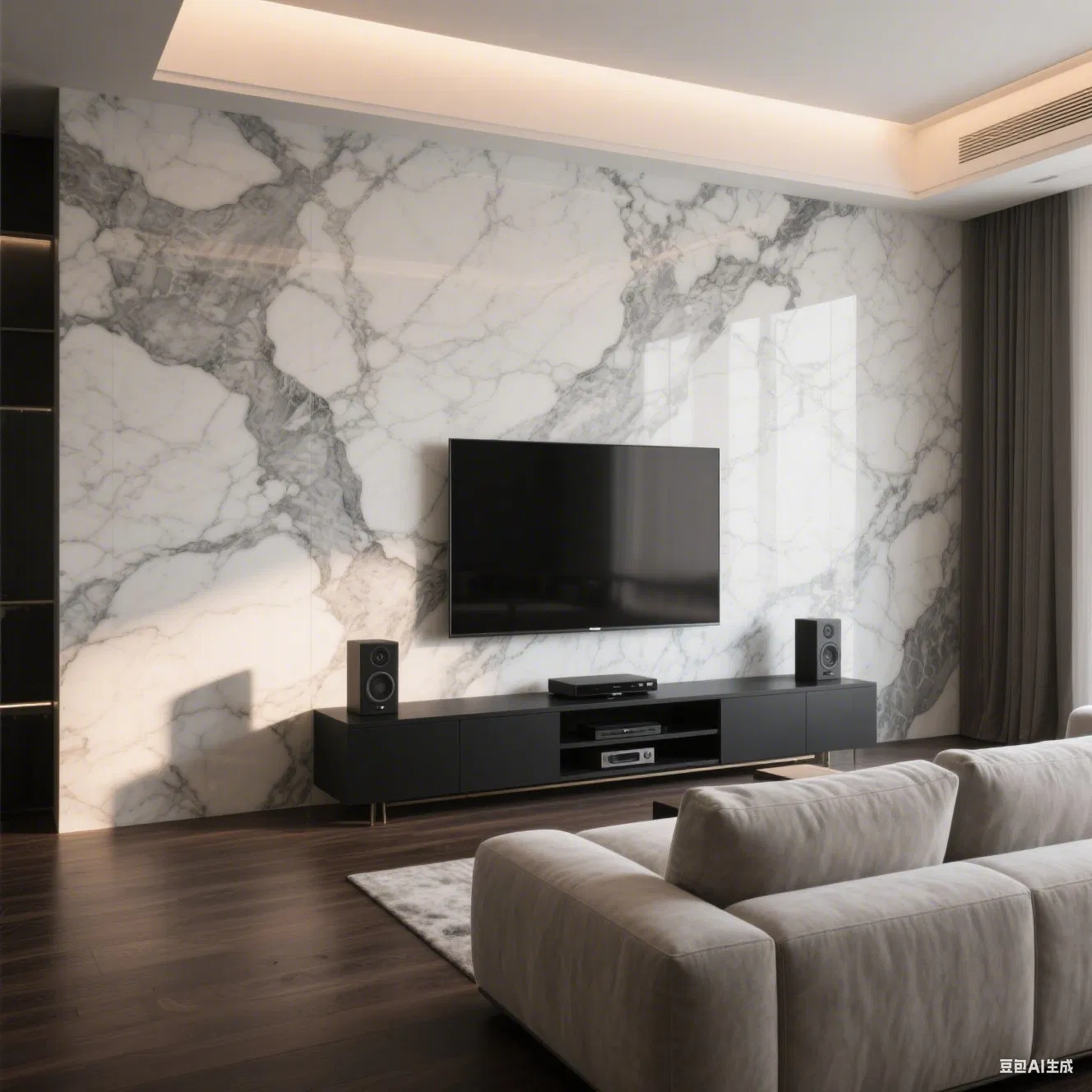 Marble Table Production Board Fire Protection Class A2 and Elegant Design