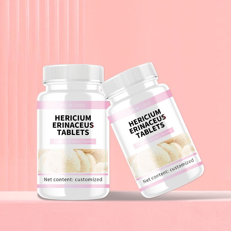 OEM Hericium Erinaceus Tablets Herbal Extractionenhance Gastric Motility