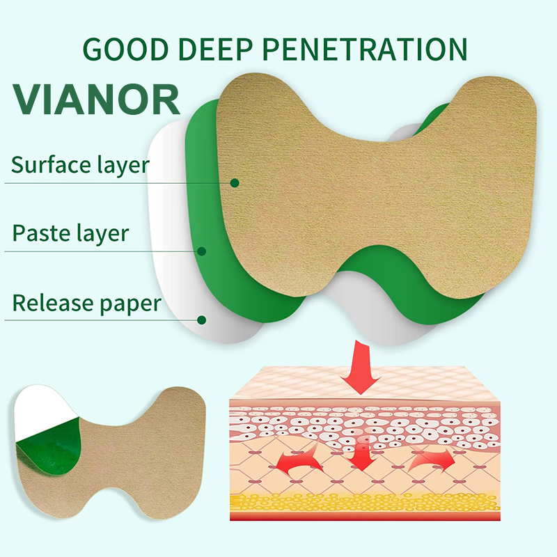 Good Selling Herbal Knee Pain Relief Patch Natural Muscle Plaster for Health Care
