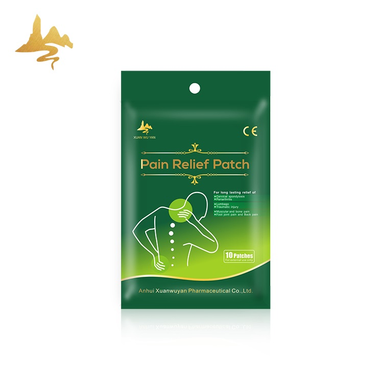 Zipper Bag Package Natural Herbal Menthol Heat Patch for Back Pain Relief