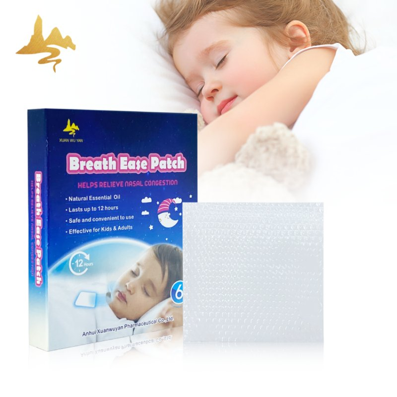Customized Box Herbal Menthol Breathe Easy Patch for Improve Sleeping