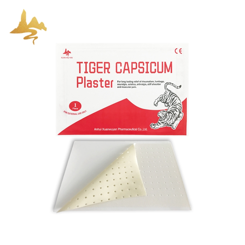 Healthcare Product Analgesic Tiger Capsicum Plaster for Body Pain Relief