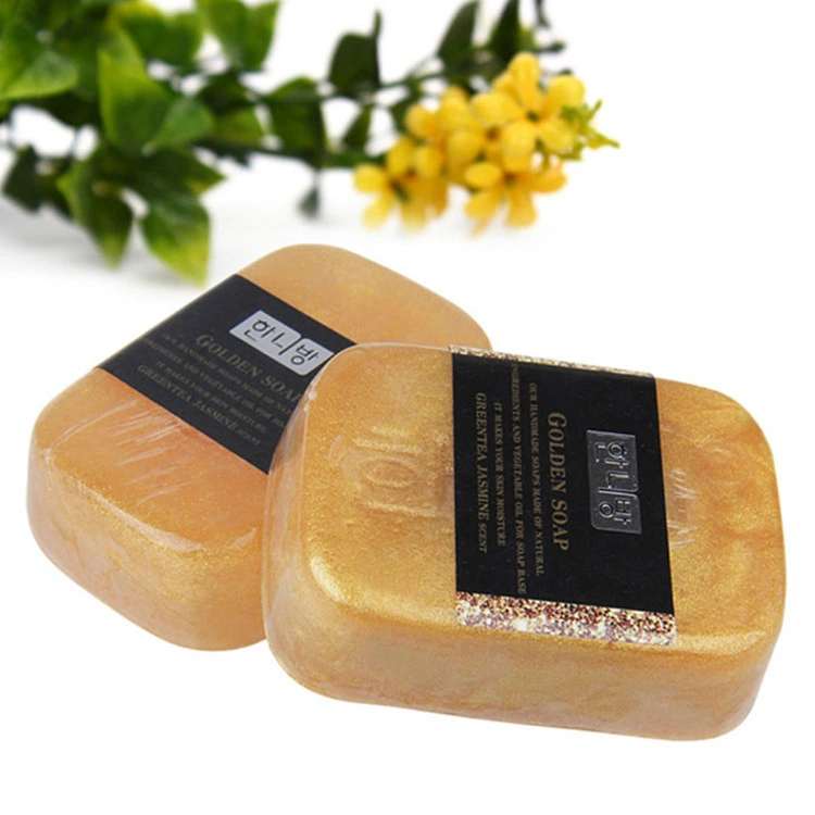 Wholesale Natural Vegan Glycerin Base Herbal Bath Gold Face Toilet Soap