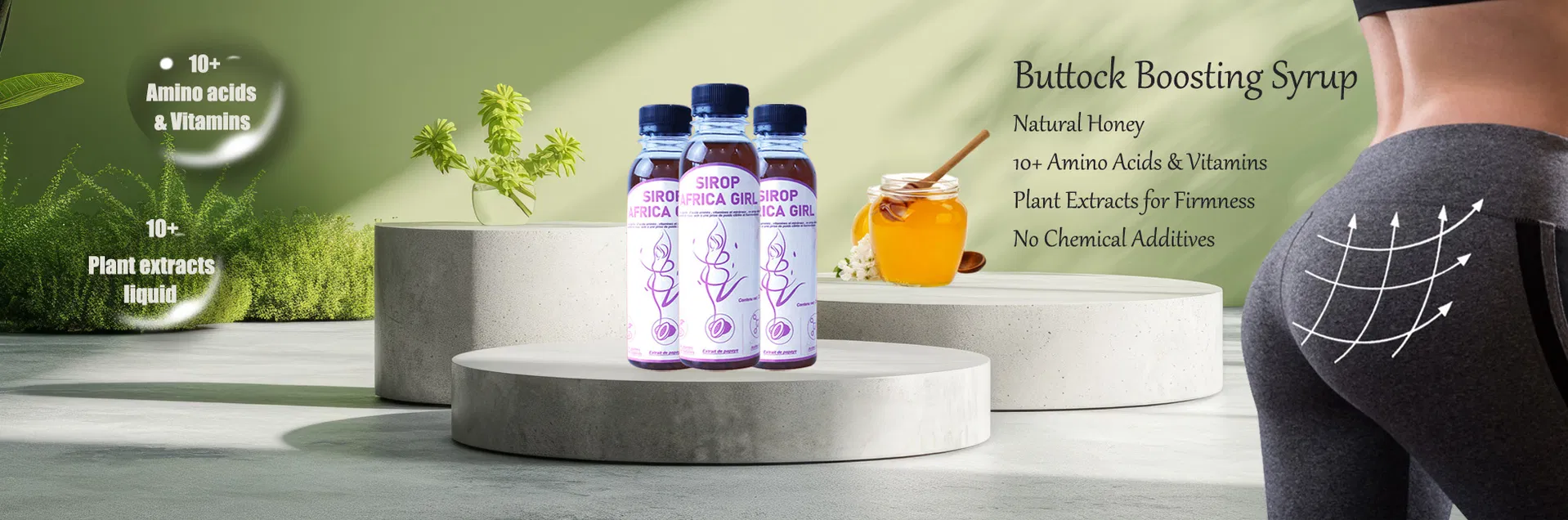 Herbal Buttock Enlargement & Firming Syrup