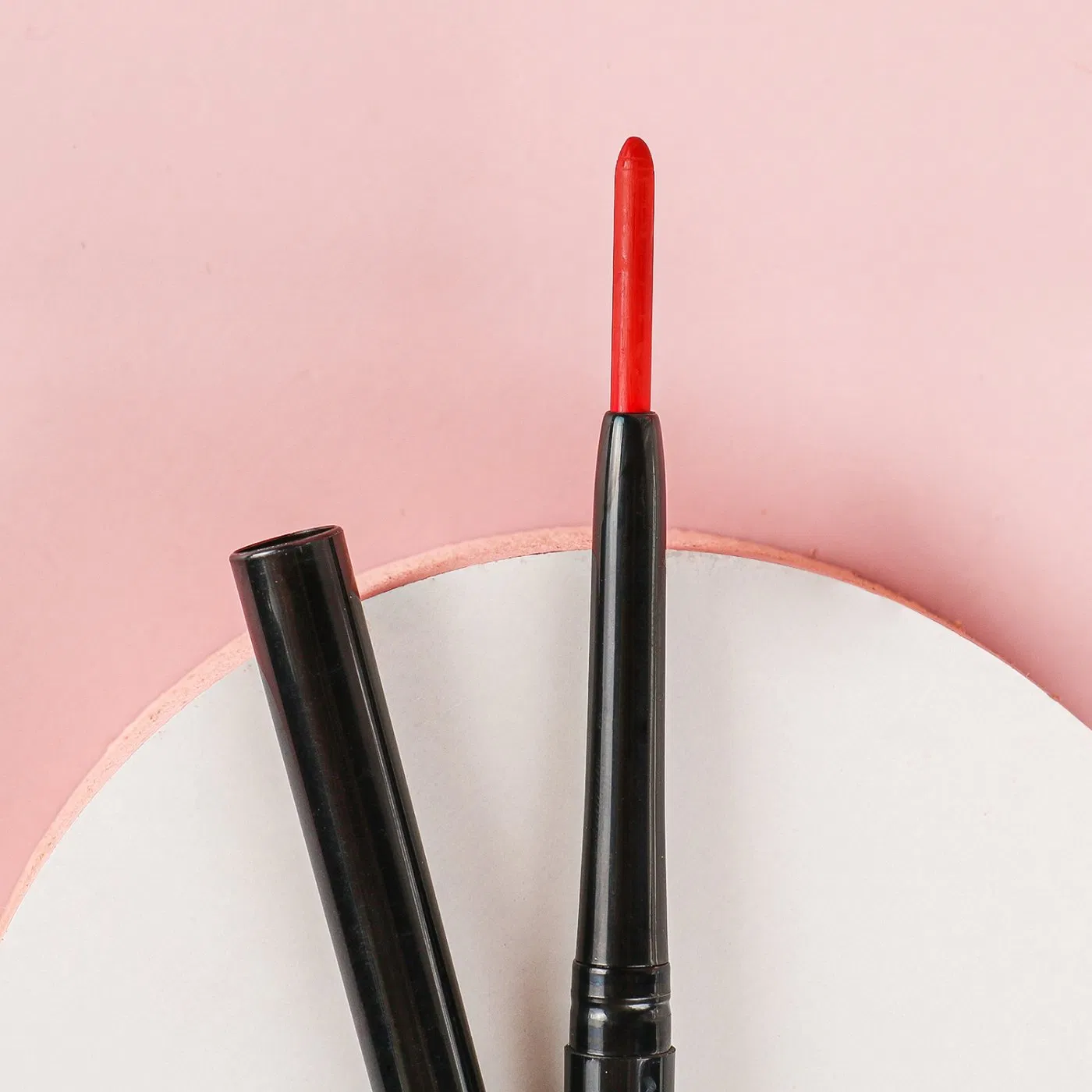 Custom Logo Nude Lip Gloss and Liner Kit for OEM Cosmetics