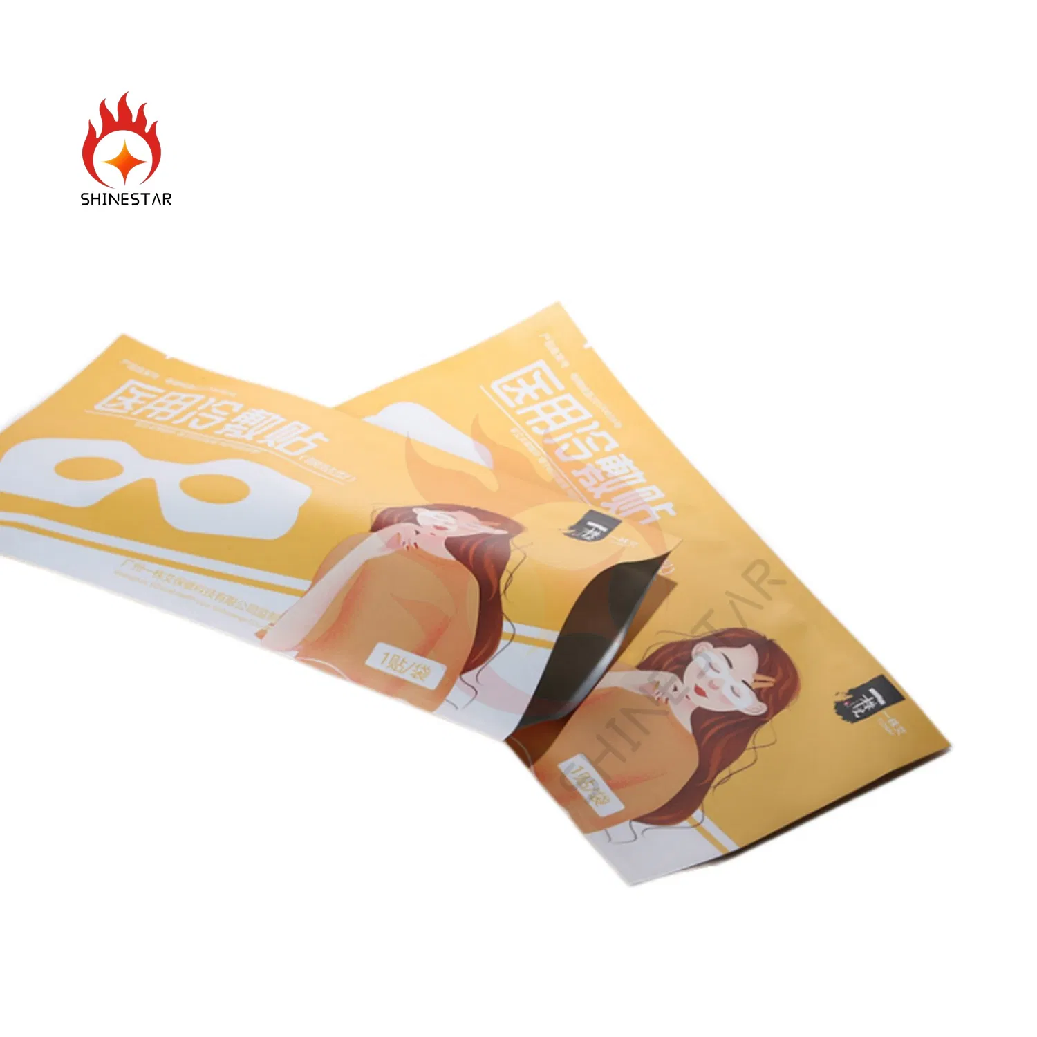 Opaque Side Tearable Aluminum Foil Sealed Cold Compress Patch Packaging Bag