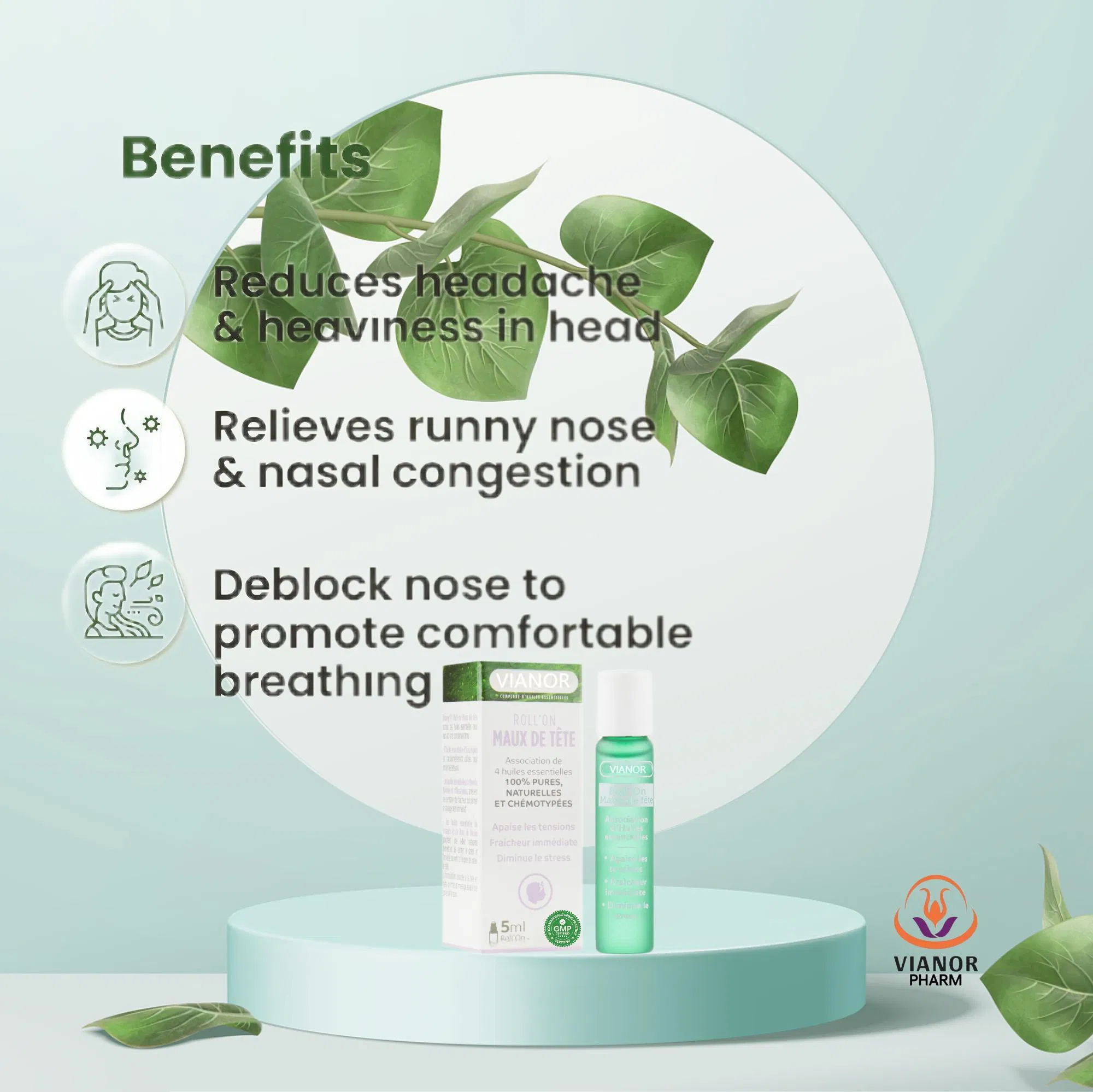 Comforting Essential Oils to Promote Calm Peaceful Rest. Roll on