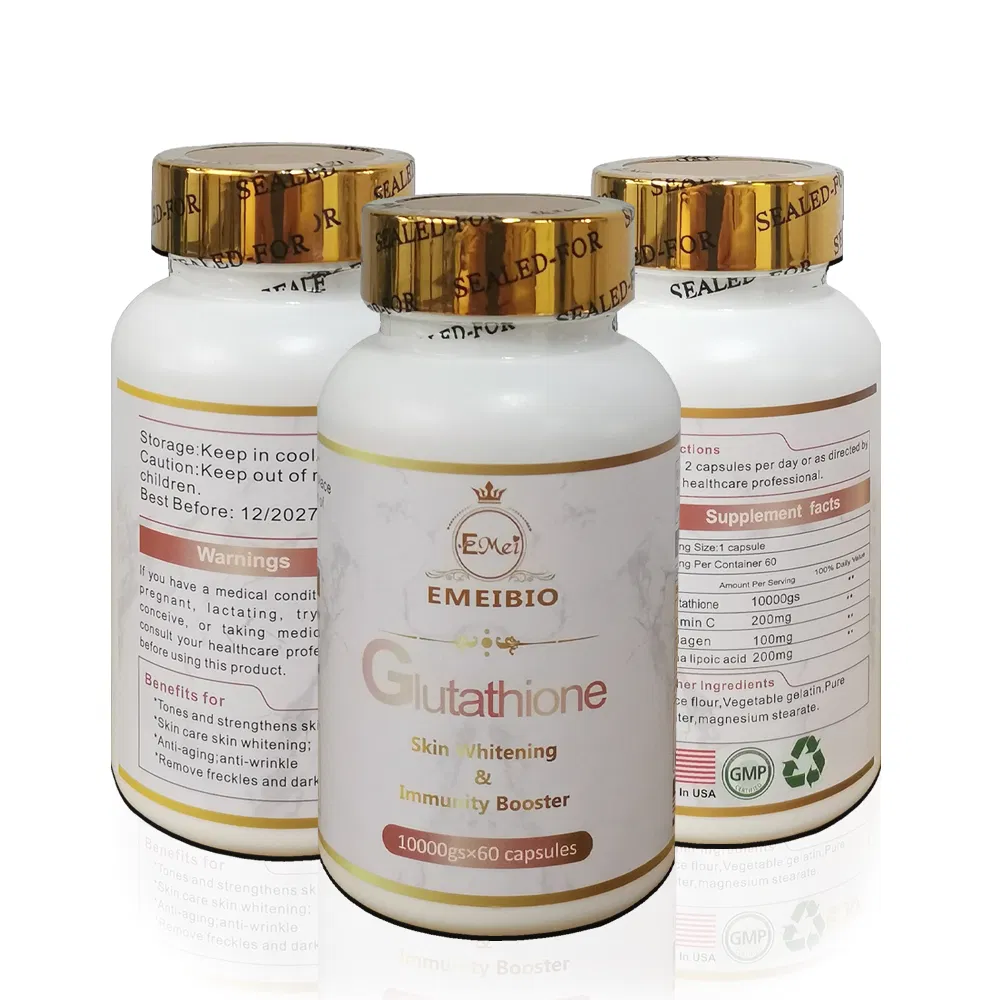 Best African Skin Care Best Price OEM Private Label Glutathione Pills+Skin Whitening Tea Set Glutathione Kits for Skin Whitening