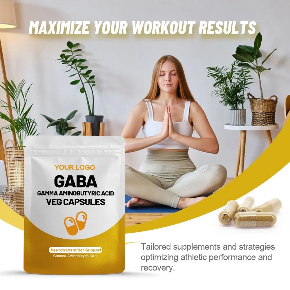 Top High-Quality GABA Stress Relief Capsule Supplements L-Arginine Sports Nutrition L Arginine for Mood