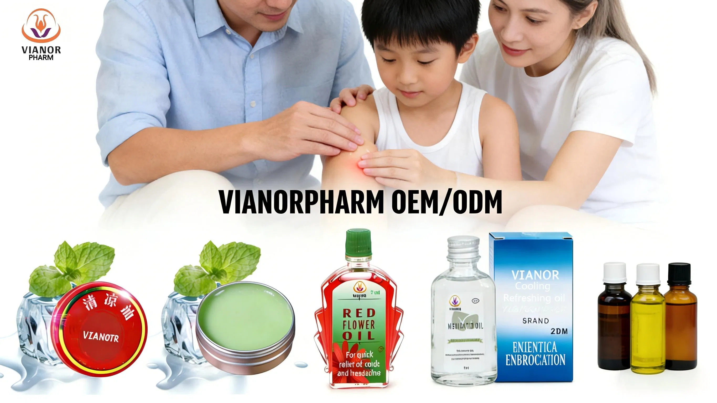 Medicated Oil External Analgesic Refresh-Peppermint Clove Chinese Herbal