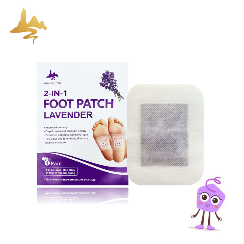 Bamboo Natural Herbal Lavender Detox Foot Patch