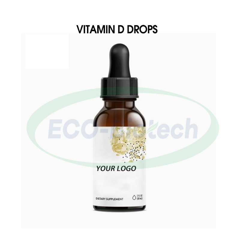 Ausreson OEM Immune Support Vitamin D3 Liquid Supplements D Vitamin Tincture Drops