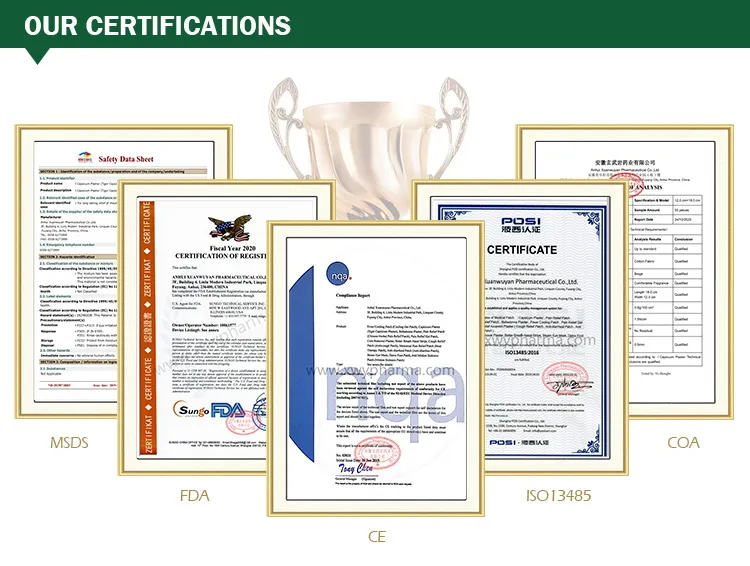 Certifications