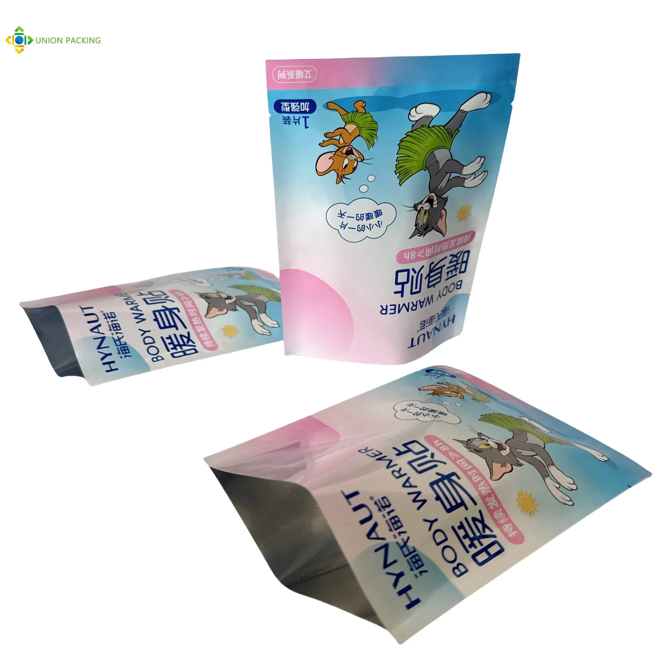 Three Side Seal Bag Medical Grade Hot Compress Product Anti-Mold Packaging