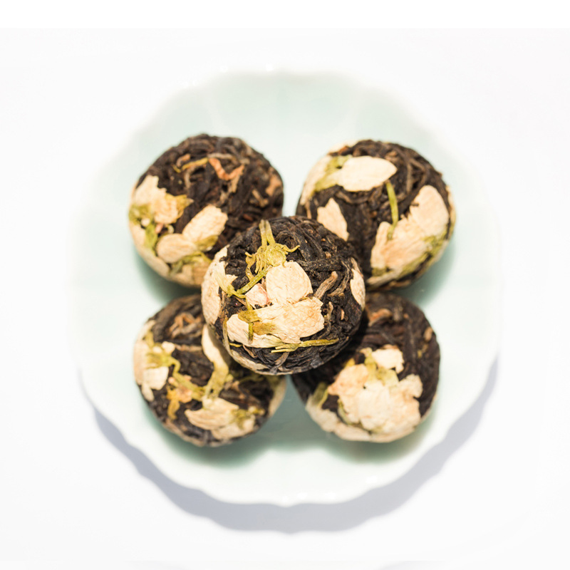 Wholesale Mix Dried Flower Black Tea Ball Herbal Blooming Tea