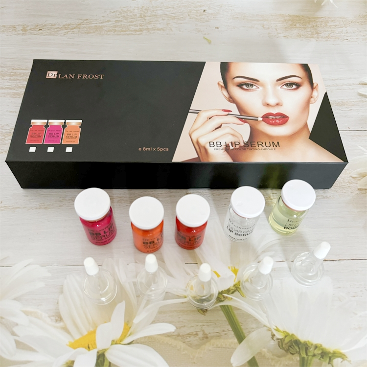 Hot Sale Romantic Red Orange Colour Lip Semi-Permanent Bb Lips Tint Meso Serum Kit / Bb Lips Glow for Semi Permanent Makeup