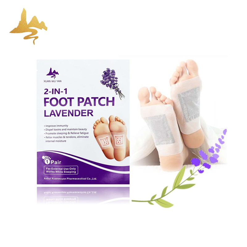 Bamboo Natural Herbal Lavender Detox Foot Patch