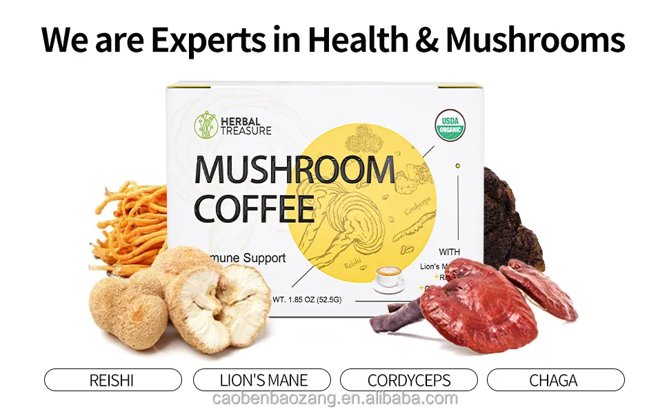 Instant Soluble Mushroom Coffee