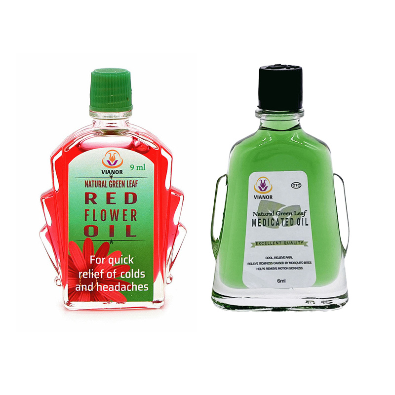 Quick Relief From Headaches Stomachaches Colds and Dizziness Medicated Oil