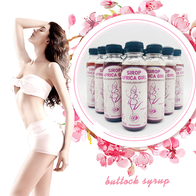Natural Buttock Boosting Syrup Booty Enhancement Herbal Blend Syrup with Collagen Vitamin
