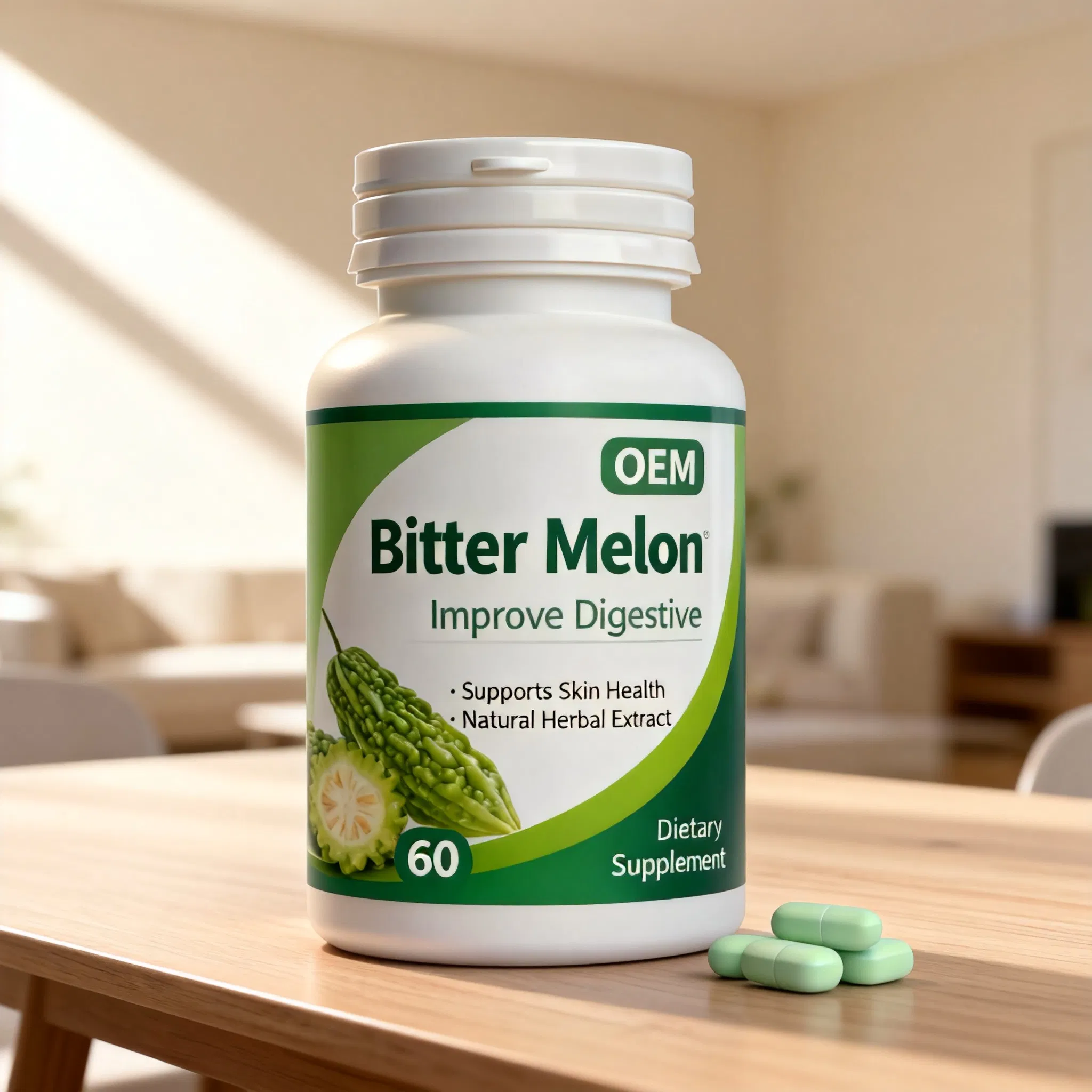 Bitter Melon Tablets for Weight Management Lifestyle Herbal Wellness Support Bulk Wholesale OEM Supplier