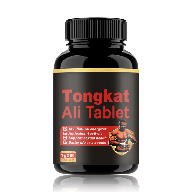 OEM Wholesale Herbal Plant Sex Tongkat Ali Maca Root Extract Tablet Pill for Man Dietary Supplement