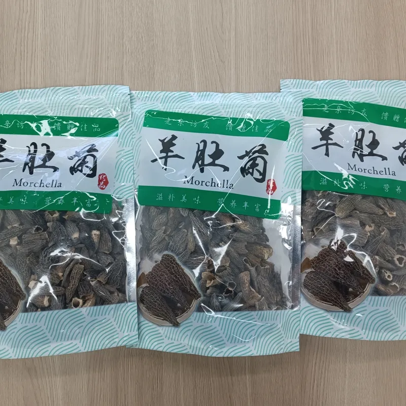 Dried Morchella Display