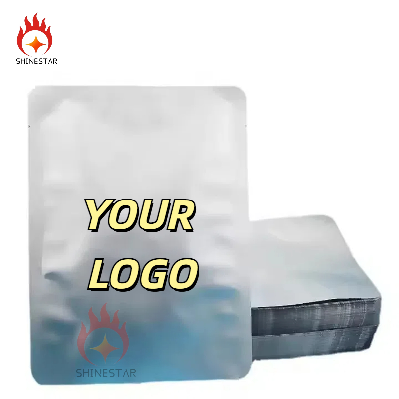 Three Side Sealing Cold Compress Paste Pure Aluminum Foil Vacuum Mask Bag