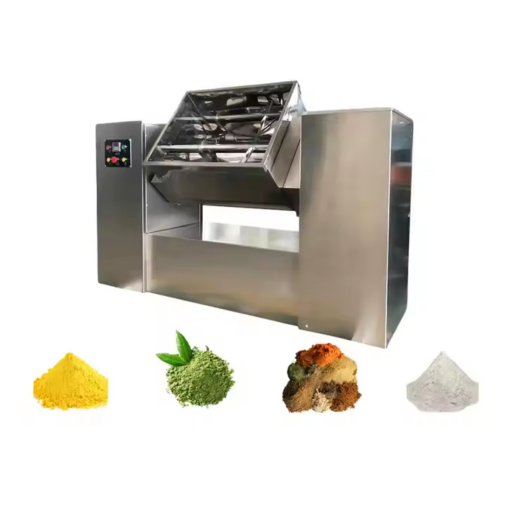 Stainless Steel Ribbon Blender for Dry Powder, Flour, and Herbal Granules Mixing