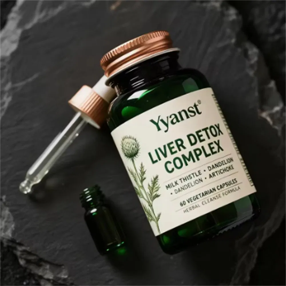 OEM/ODM Adults Natural Herbal Liver Detox Cleansing and Repair Supplement Capsules