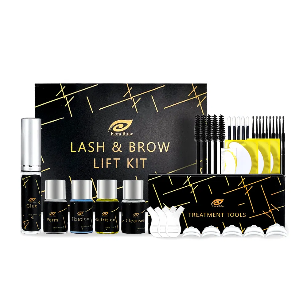 Online Wholesale 2-in-1 Professional Brow Lamination Semi-Permanent Lash &amp; Eyebrow Perm Brow Lift Kit Semi-Permanent Eyebrow Perm Brow Lift Lamination Kit