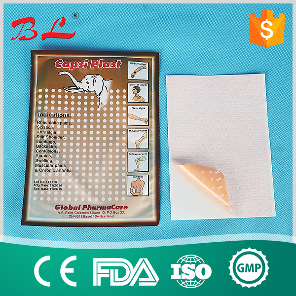 Direct Manufacturer Free Samples Chinese Medical Herbal Capsicum Plaster