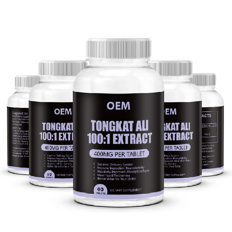 Private Label OEM Tongkat Ali Tablets Customized Natural Herbal Supplements Factory Supplier