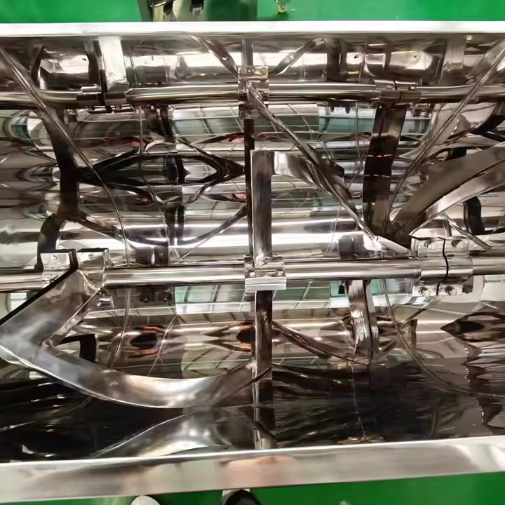 Stainless Steel Ribbon Blender for Dry Powder, Flour, and Herbal Granules Mixing