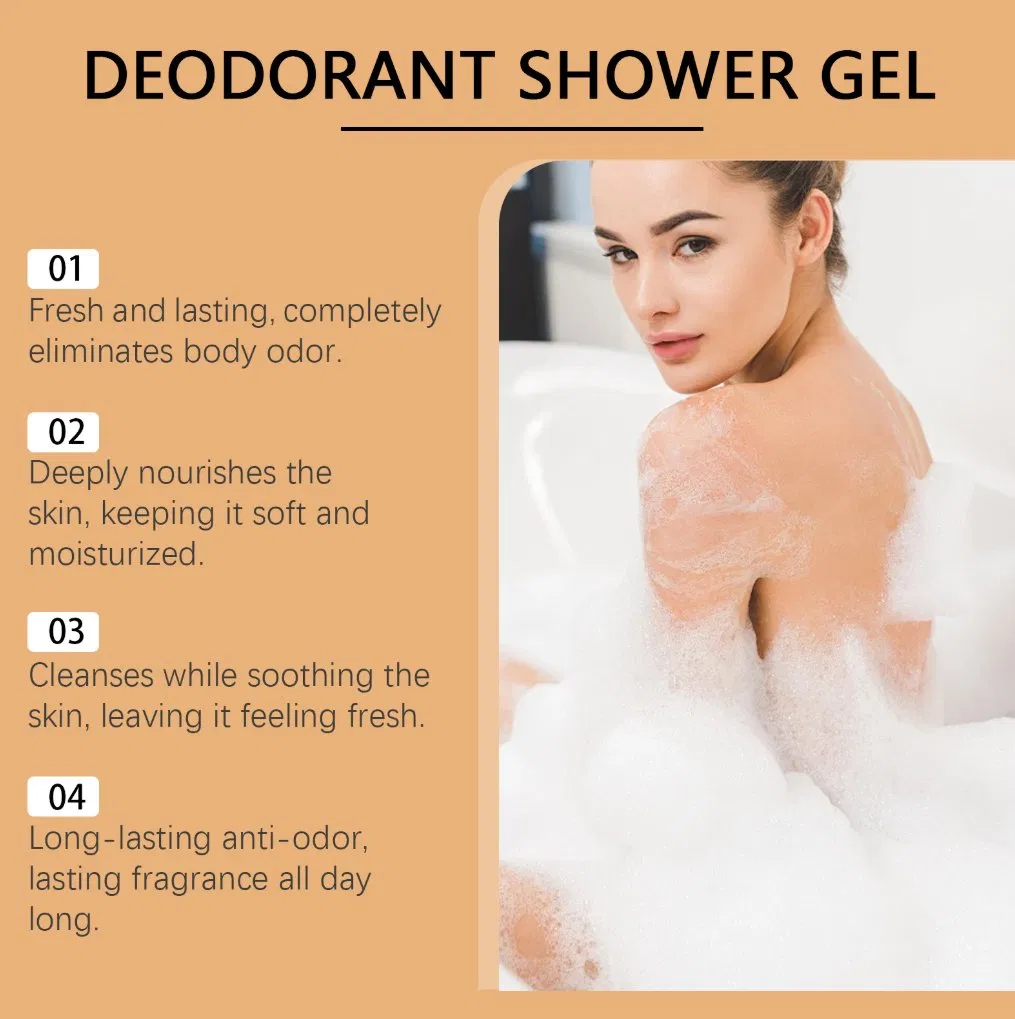 Persimmon Body Wash for Women &amp; Men Whitening Shower Gel Body Wash Skin Care Natural Moisturizing Body Skin Refreshing Oil Control Body Wash