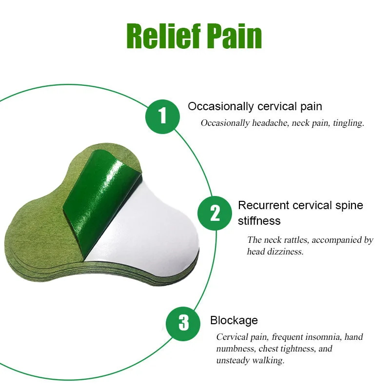 OEM/ODM Chinese Natural Wormwood Herbal Pain Plaster Wormwood Cervical Vertebra Pain Patch