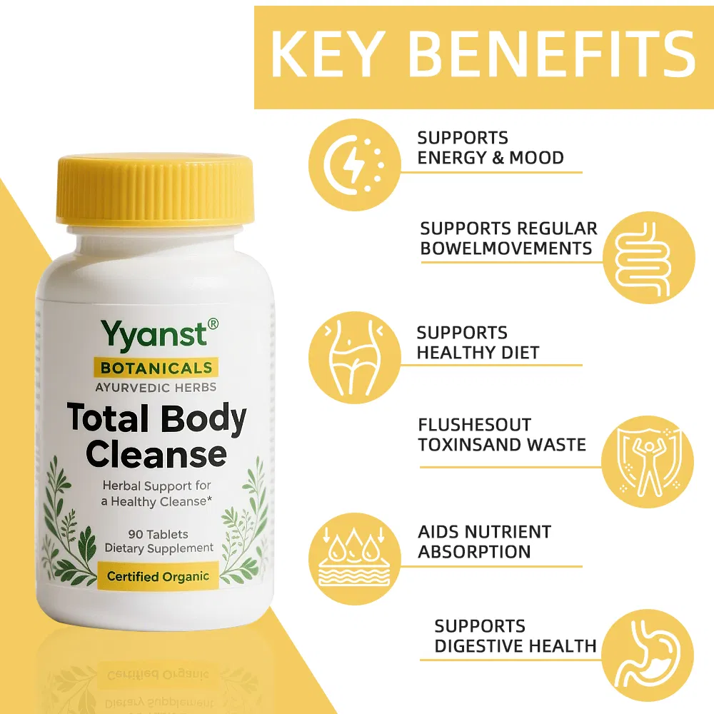 OEM Support Total Body Cleanse Detox Boost Metabolism Herbal Chewable Tablets