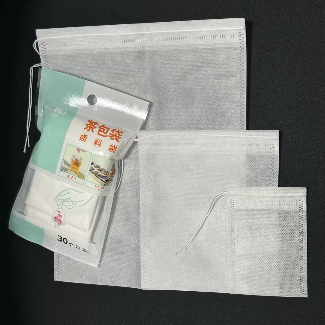 Customized Size Chinese Herbal Medicine Foot Bath Tea Bath Drawstring Non-Woven Fabric Filter Bag