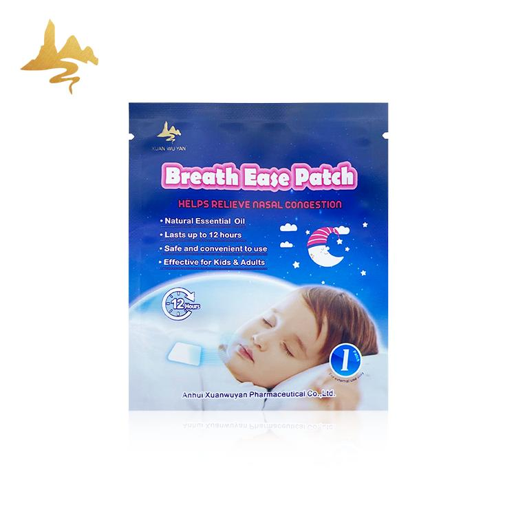 Customized Box Herbal Menthol Breathe Easy Patch for Improve Sleeping