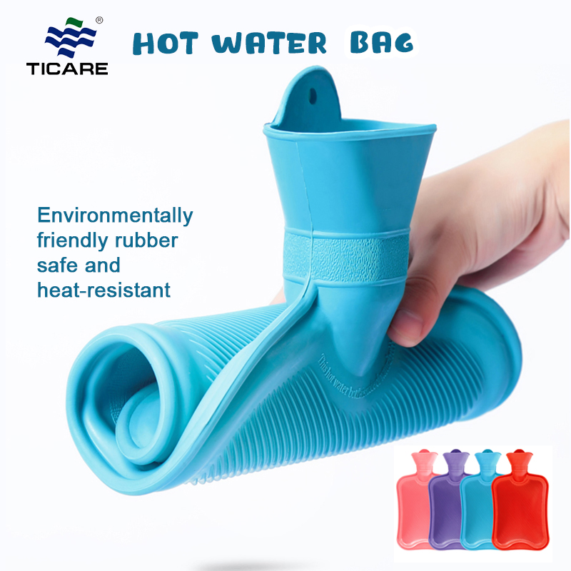 Ticare Hot Water Bag Cold Warmer Relaxing Bottle Bagfor Cramps, Pain Relief Durable Large for Hot Compress and Heat Therapy