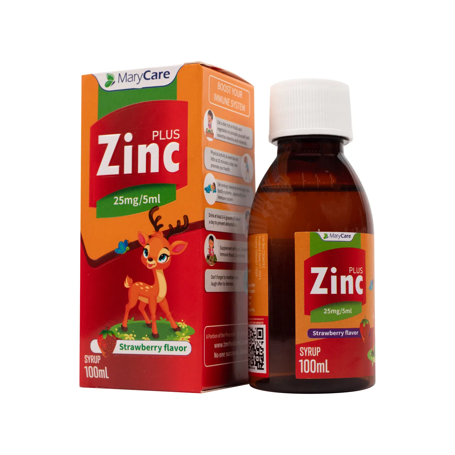 Authentic Chinese Herbal Syrup with Zinc for Vitality